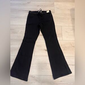 NWT No Boundaries Pull-On Bootcut Pants Small Black  Western Cowgirl Chic